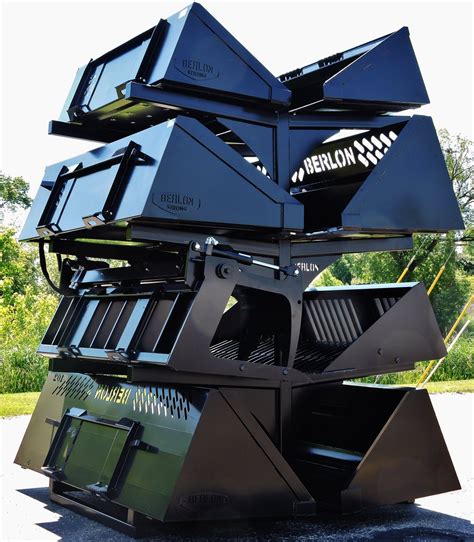 skid steer attachment storage|skid loader bucket rack.